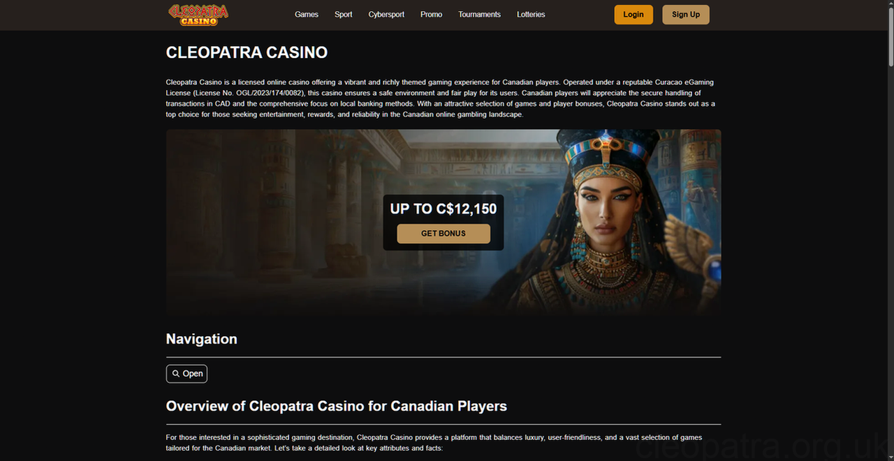Cleopatra Casino Casino